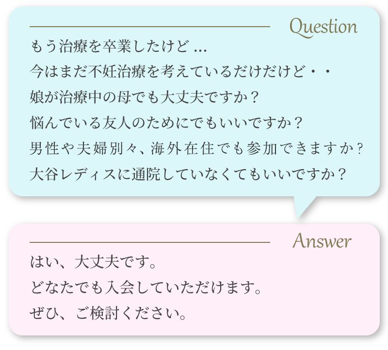 はい、大丈夫です。どなたでも入会していただけます。 ぜひ、ご検討ください。